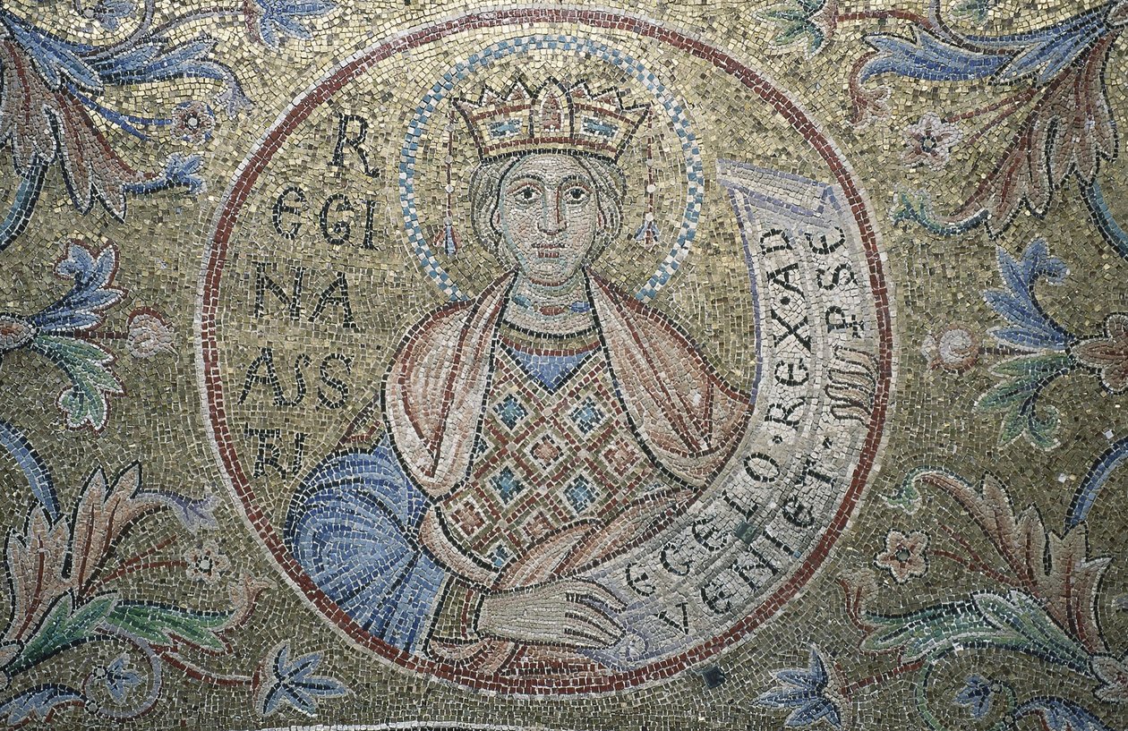 Královna ze Sáby Detail vnitřních mozaik v bazilice sv. Marka, 13. století od Byzantine Byzantine