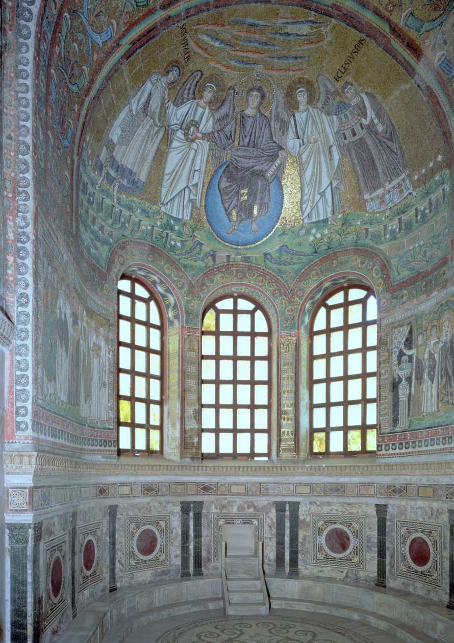 Interiér apsidy, 6. století od Byzantine School