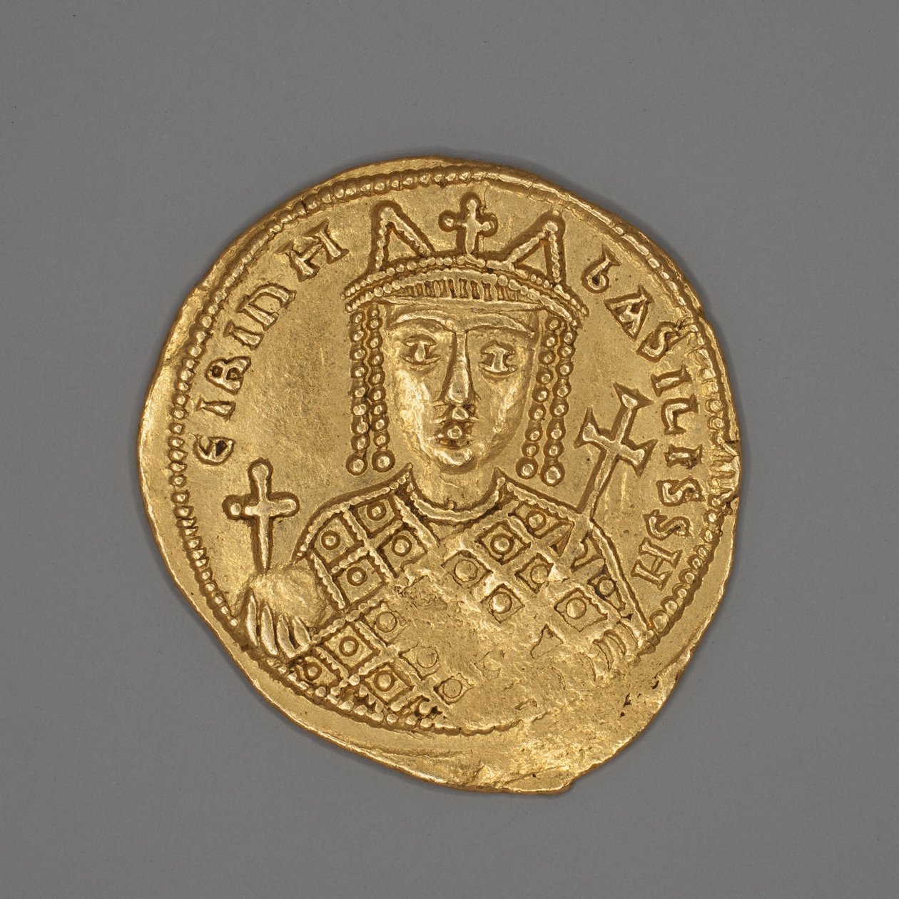 Solidus císařovny Ireny, 797-802 (zlato) od Byzantine School