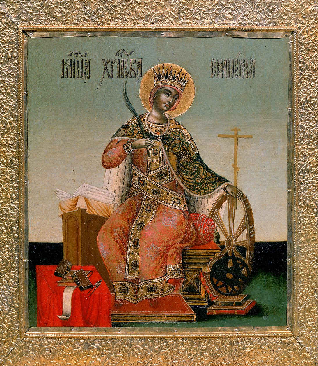 Svatá Kateřina Alexandrijská od Byzantine School