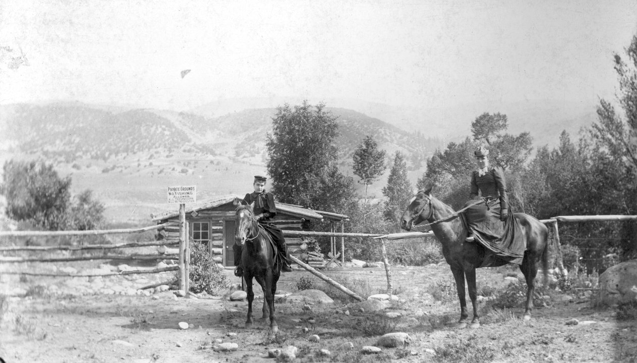 Okresní škola, 1894 (čb fotografie) od C. Frank OKeefe