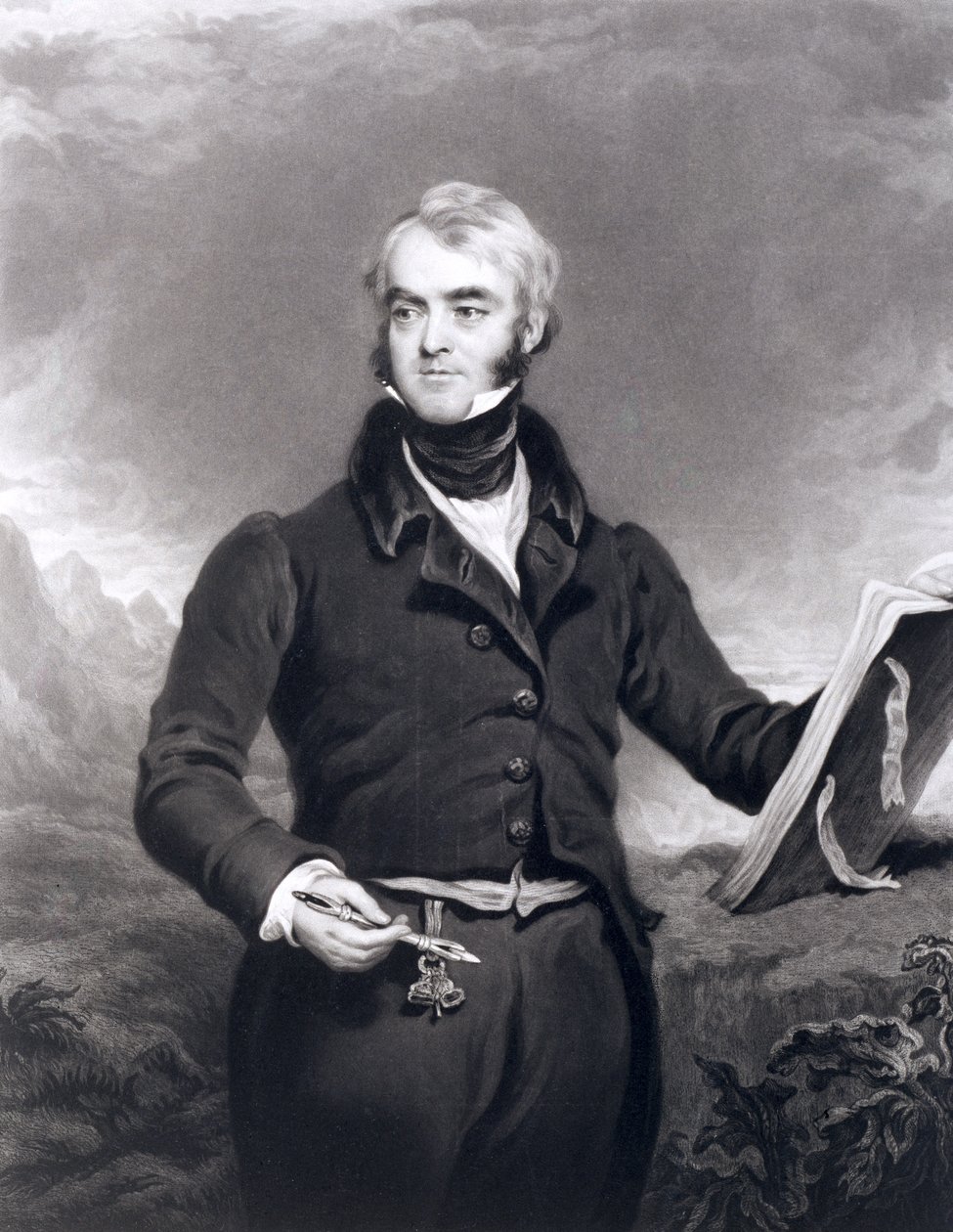 William Brockedon (1787-1854), 1834 (mezzotintová rytina) od C. Turner