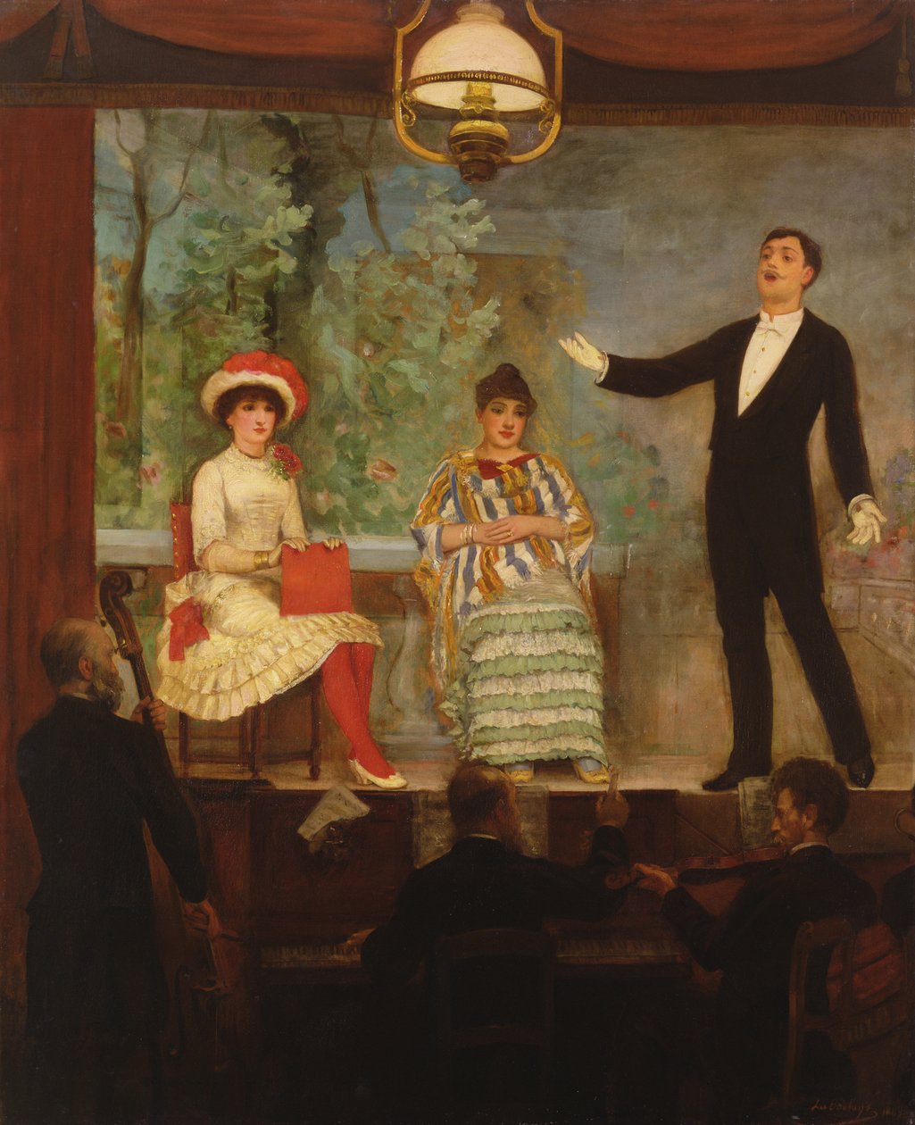 Kavárna Chantant, 1889 od C.A. Paul de la Boulaye