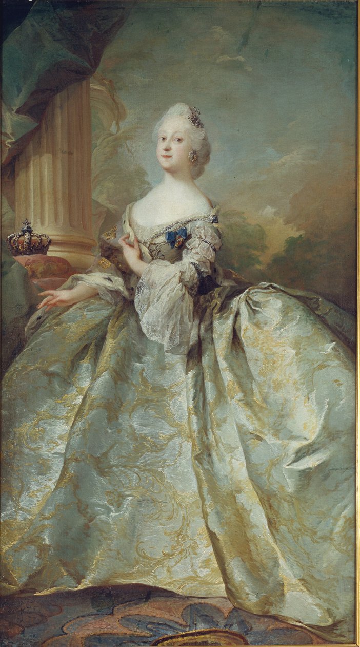 Portrét Louise, první královny Frederika V od C.G. Pilo