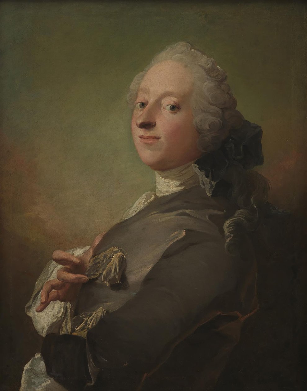 Portrét Kgl. dvorního lékárníka Johanna Gottfrieda Beckera od C.G. Pilo