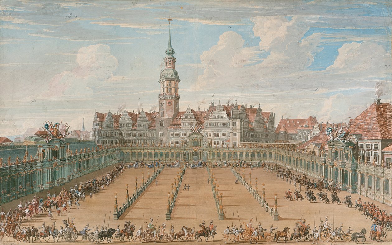 Přehlídka závodů dámských prstenů, Drážďany od C.H. Fritzsche