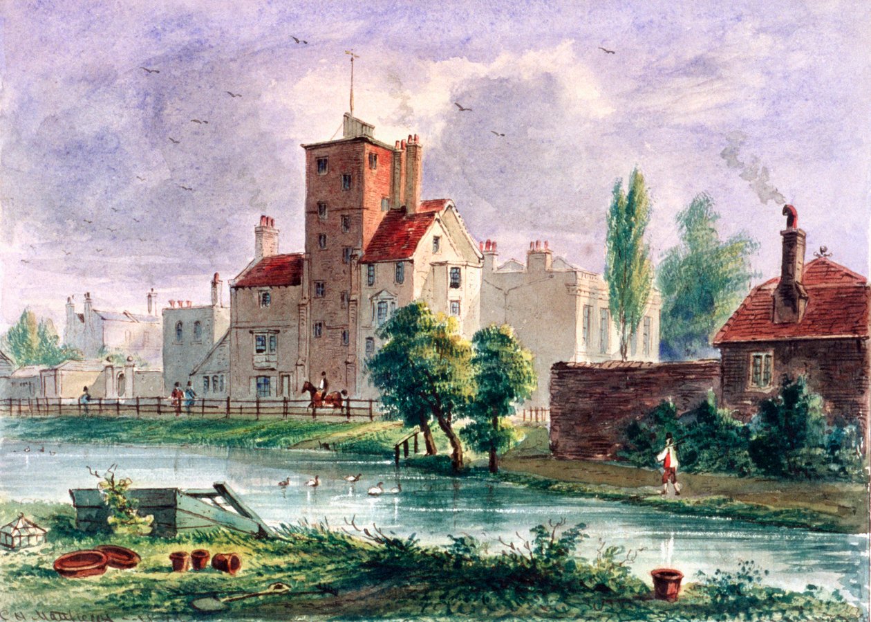 Canonbury House, Islington, Londýn, 1835 od CH Matthews