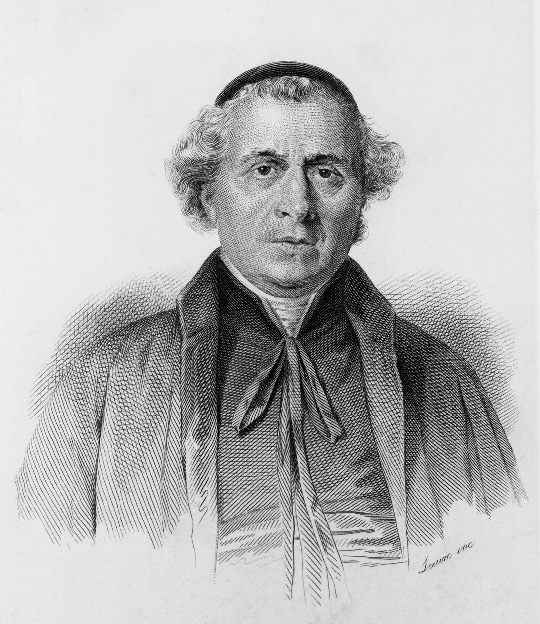 Portrét Gioacchina Ventura di Raulica (1792-1861), italský jezuita, řečník, vlastenec, filozof a spisovatel, rytina od J.B. and Brown J. Rowbotham