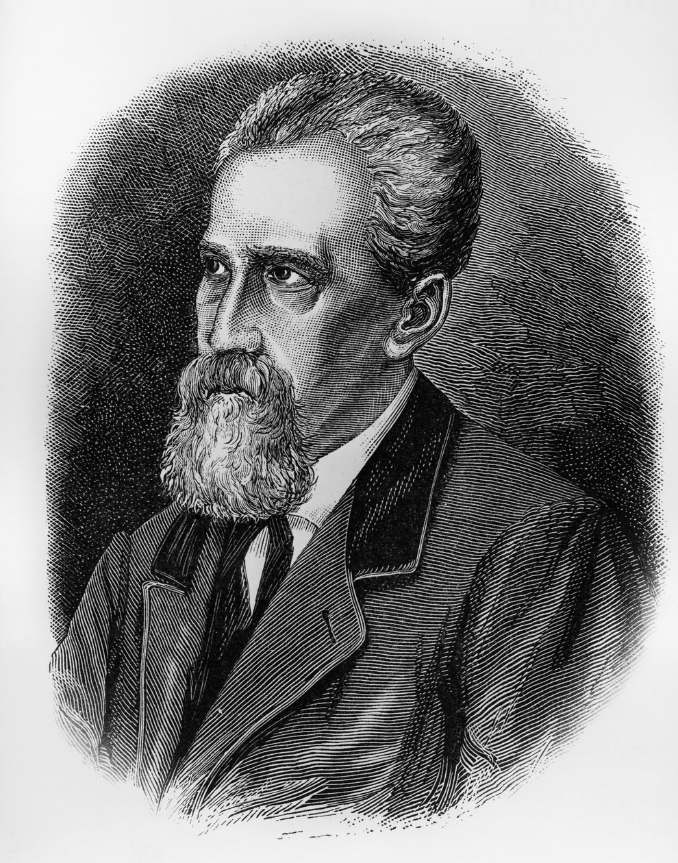 Portrét Giuseppe Sirtori (1813-1874), italský voják, generál, vlastenec a politik, rytina od J.B. and Brown J. Rowbotham