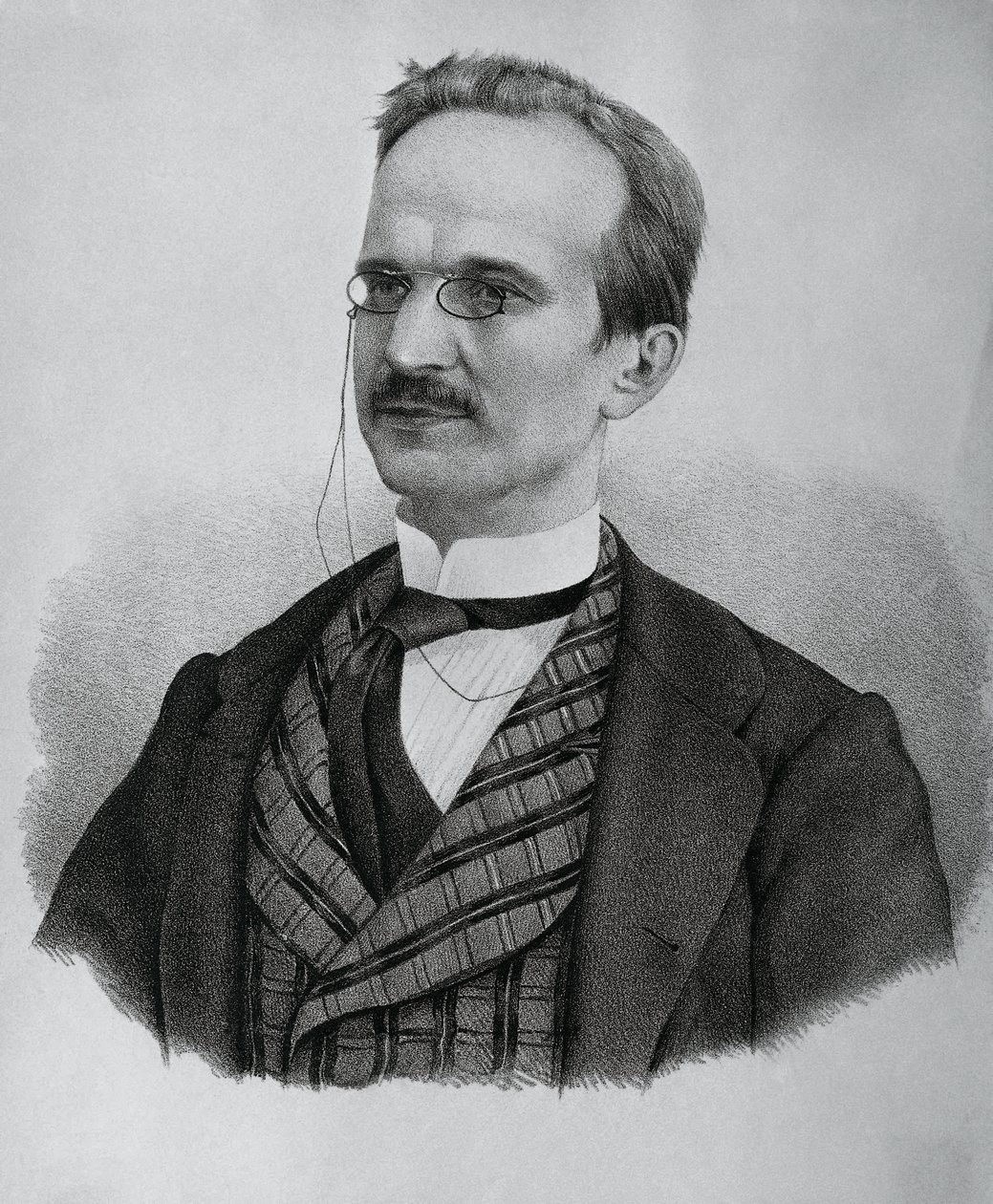 Portrét Urbana Rattazziho (1808-1873), italského politika, litografie od J.B. and Brown J. Rowbotham