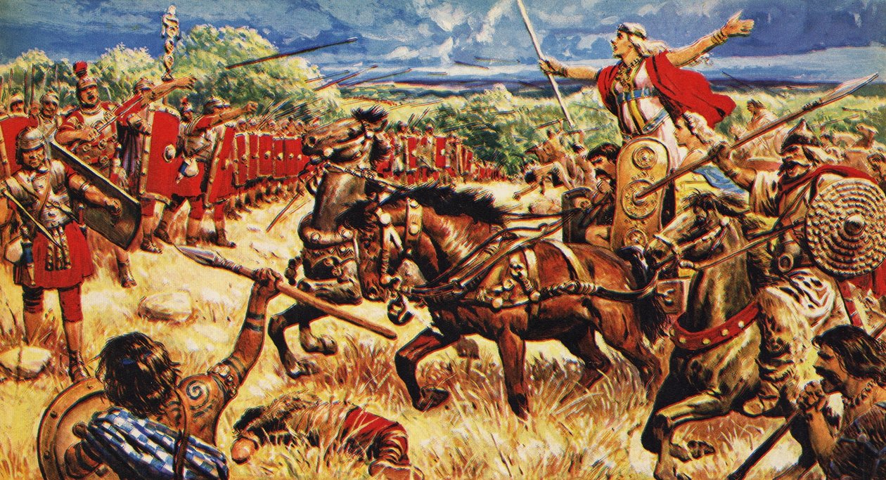 Boadicea ve svém voze od C.L. Doughty