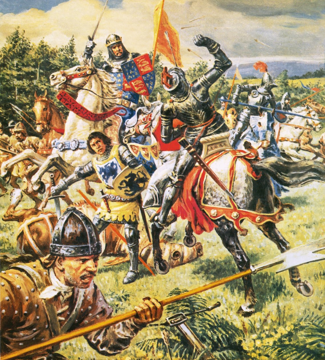 Jindřich IV. anglický (litografie) od C.L. Doughty
