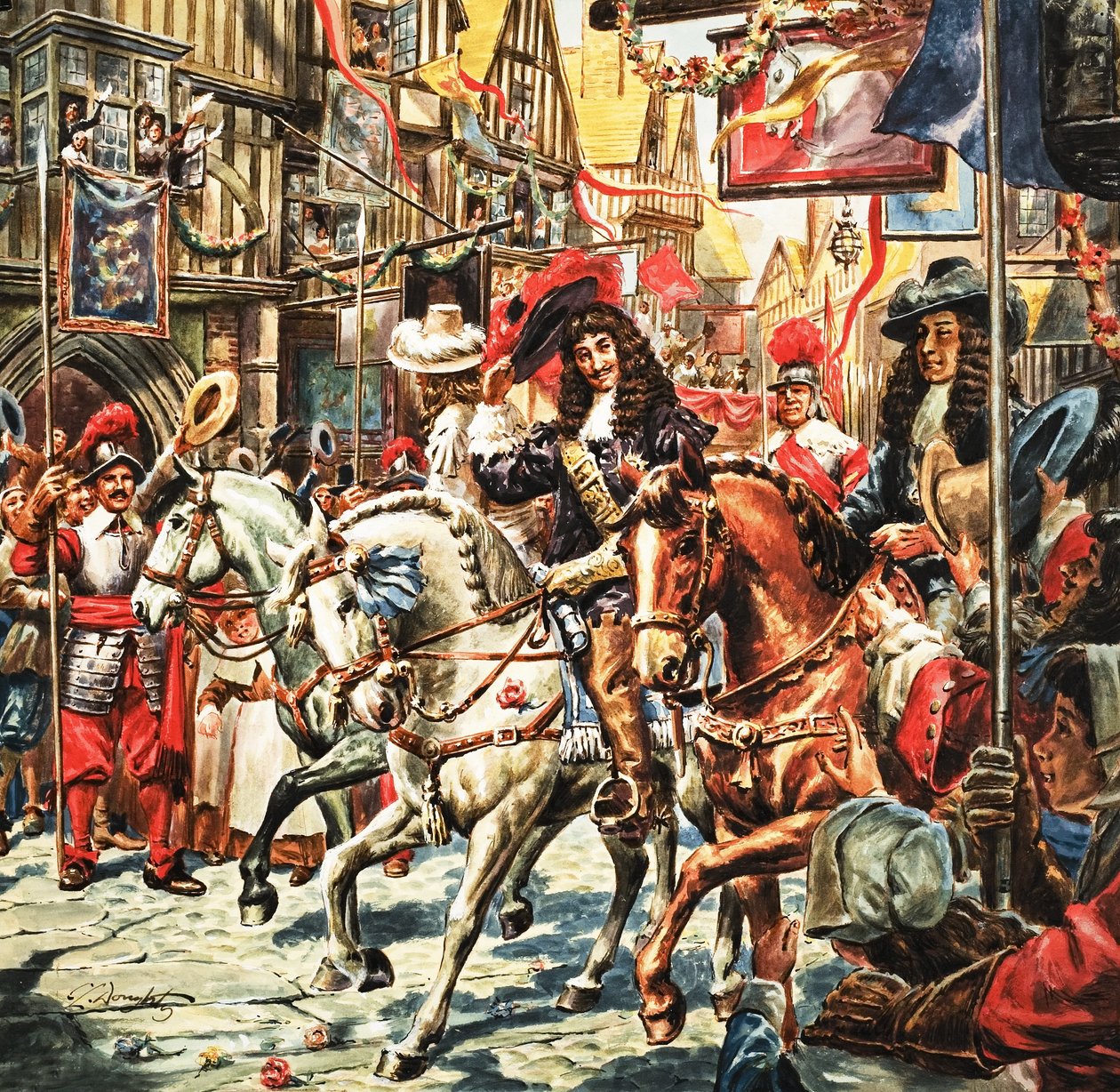 Příběh našeho hlavního města: Mor nad Londýnem. Karel II. od C.L. Doughty