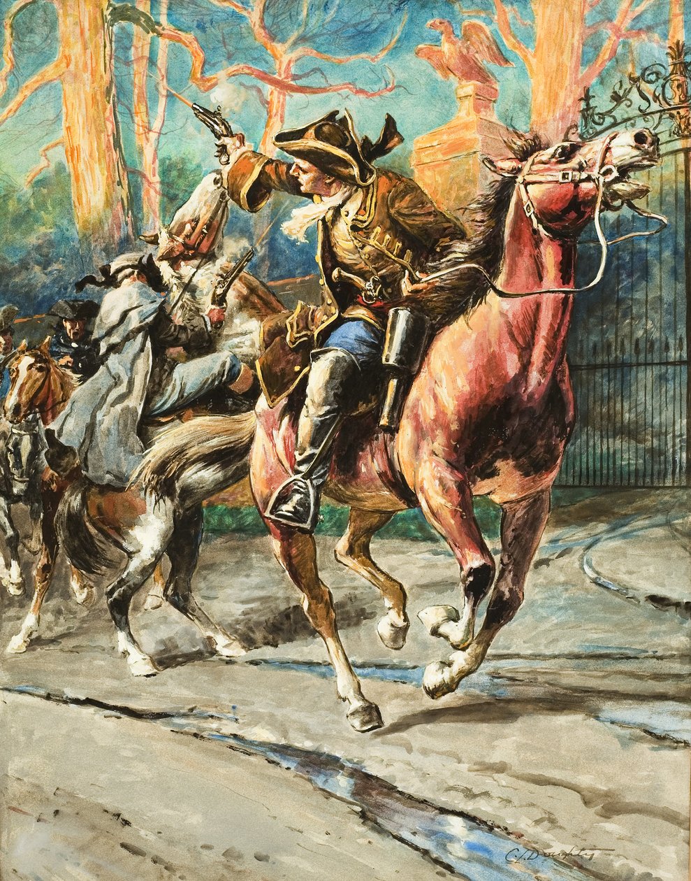 The Exploits of a Highwayman (kvaš na papíře) Po každém přepadení se zdálo, že se William Page dokáže odvázat - až do dalšího ze svých odvážných útěků; jeho úspěšná série byla zastavena při pokusu o loupež na Velké severní silnici; od C.L. Doughty