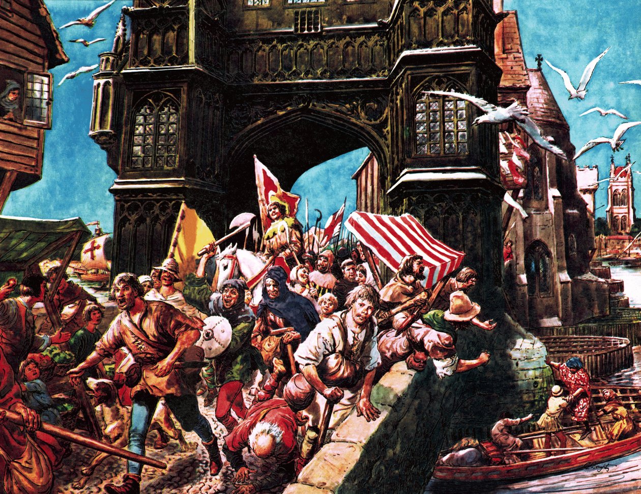 Selské povstání v roce 1380 od C.L. Doughty