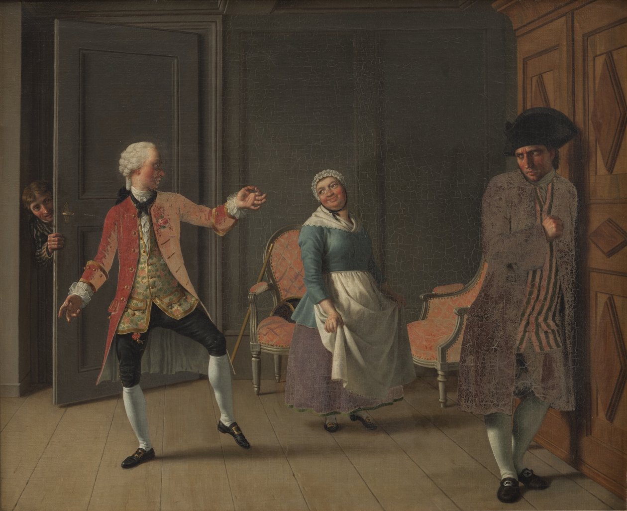 Z "Jean de France" Ludviga Holberga, dějství 1, scéna 6 od Christoffer Wilhelm Eckersberg