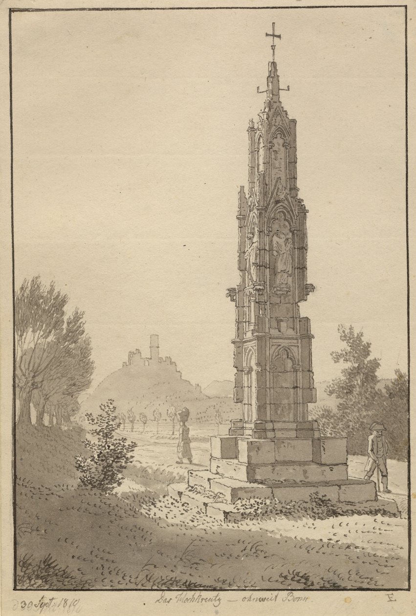 Hochkreuz u Bonnu od Christoffer Wilhelm Eckersberg