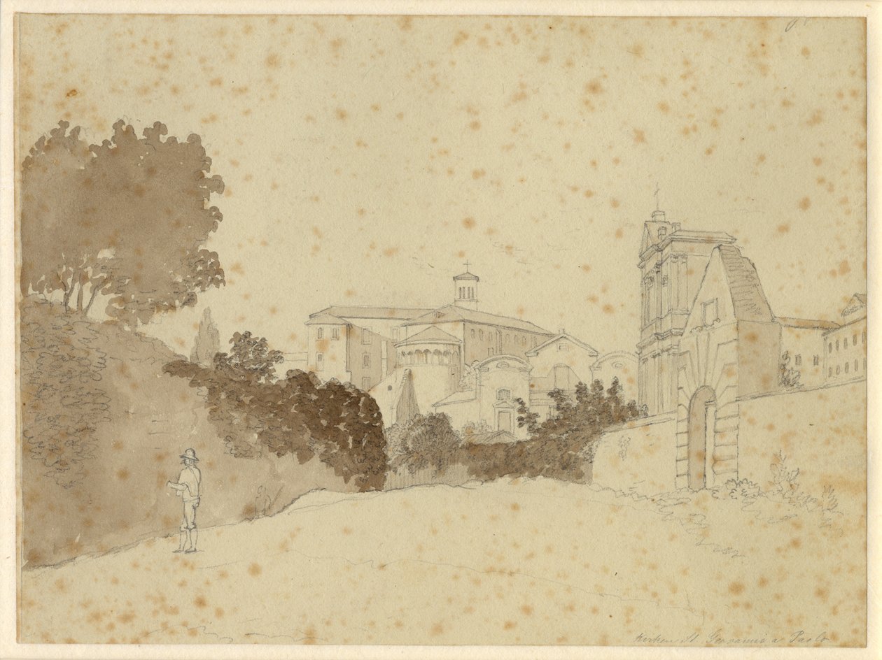 Kostel sv. Giovanni a Paolo od Christoffer Wilhelm Eckersberg