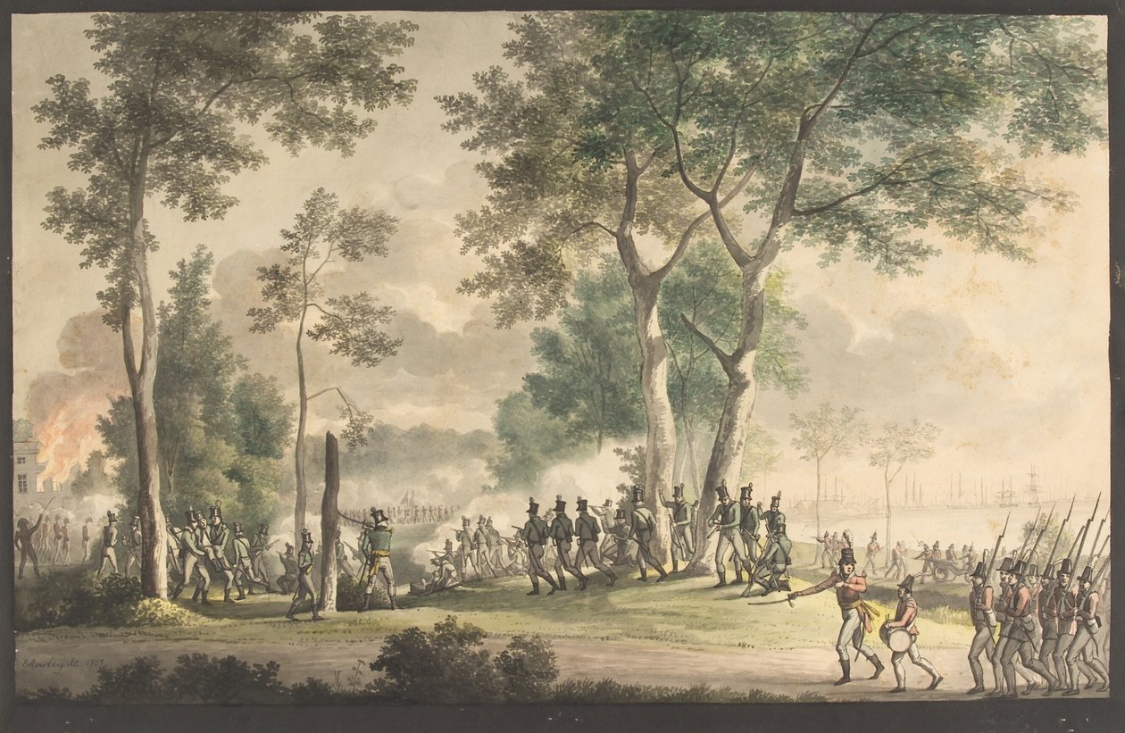 Výsledek lovců života v Classenově zahradě 31. srpna 1807. od Christoffer Wilhelm Eckersberg
