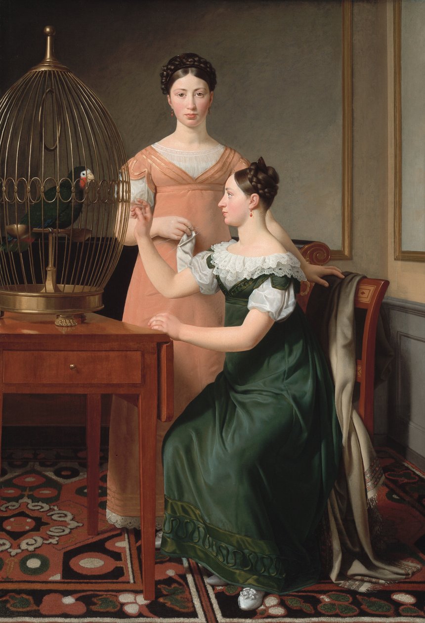 Starší dcery Mendela Levina Nathansona, Bella a Hanna od Christoffer Wilhelm Eckersberg