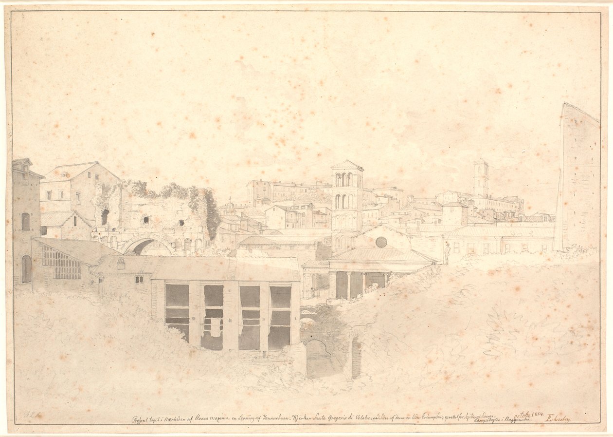 Lot v Cloaca Maxima od Christoffer Wilhelm Eckersberg