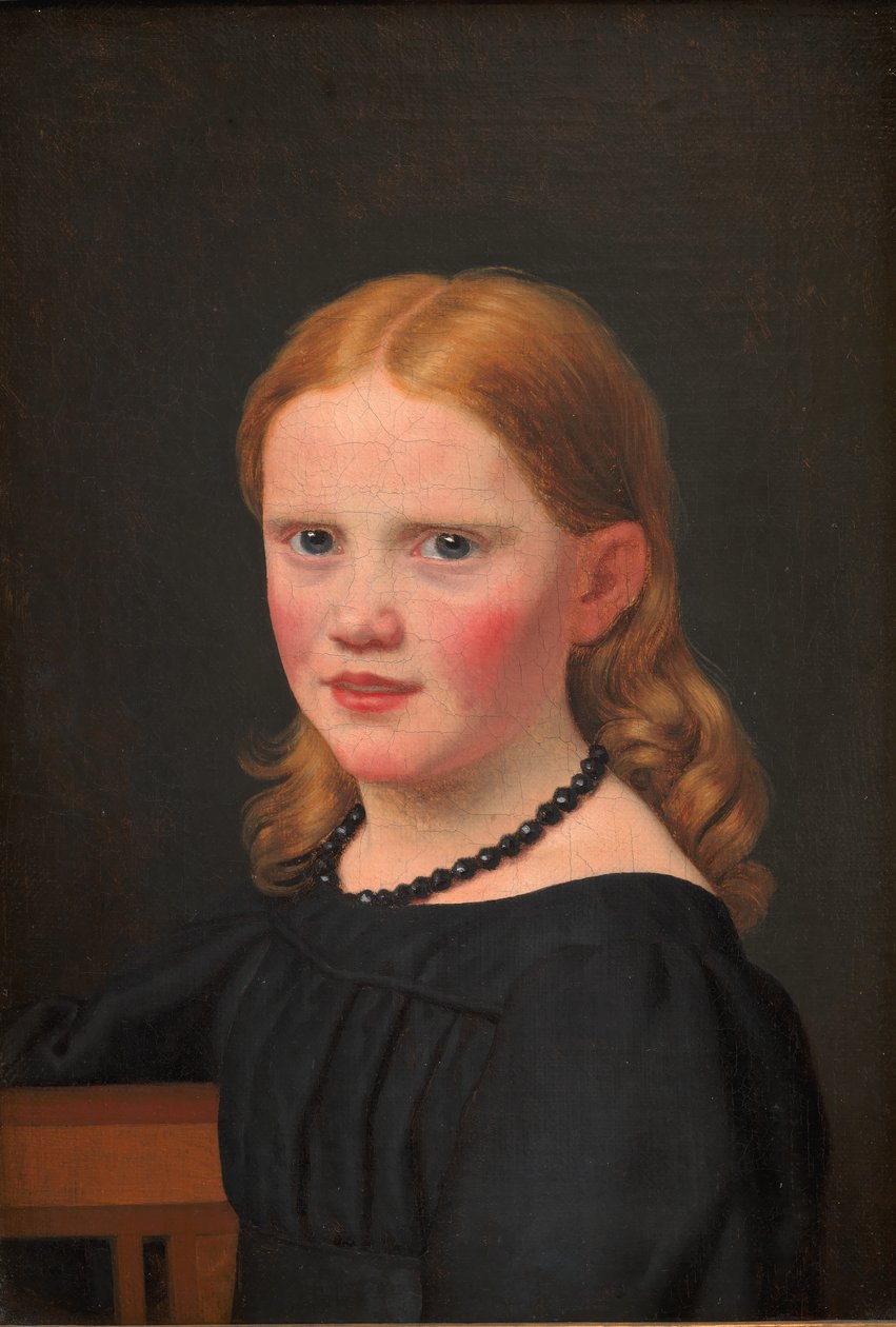 Umělcova dcera, Emilie od Christoffer Wilhelm Eckersberg