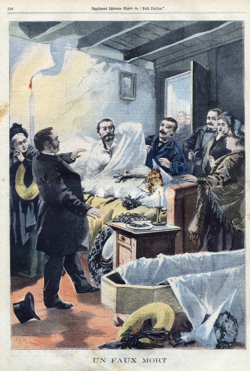 Falešný mrtvý muž od C. A. & Crespin A. L. C (1859 1944) Andrieux