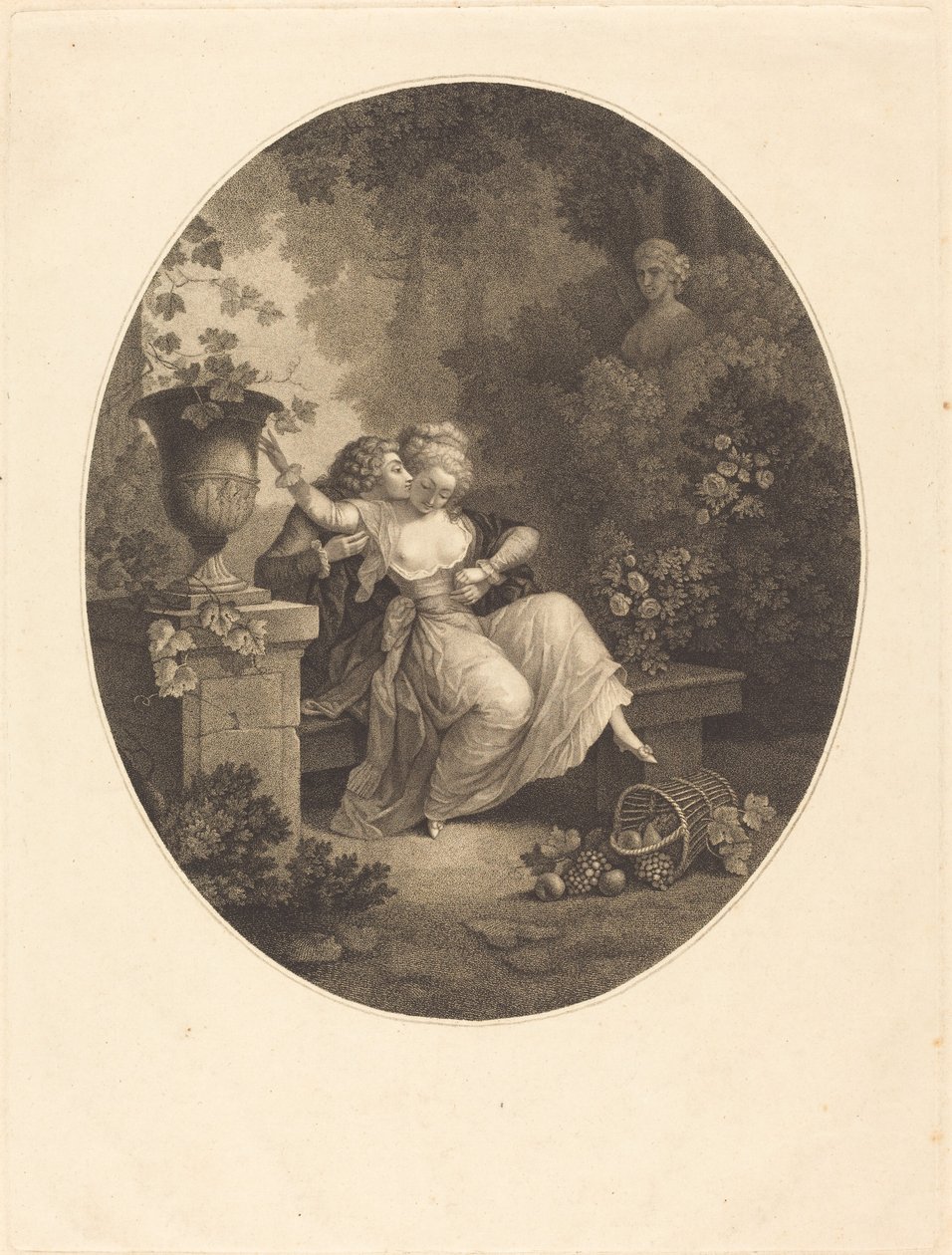 Rozrušený koš od C. A. L. Buisson after Charles Michel Ange Challe