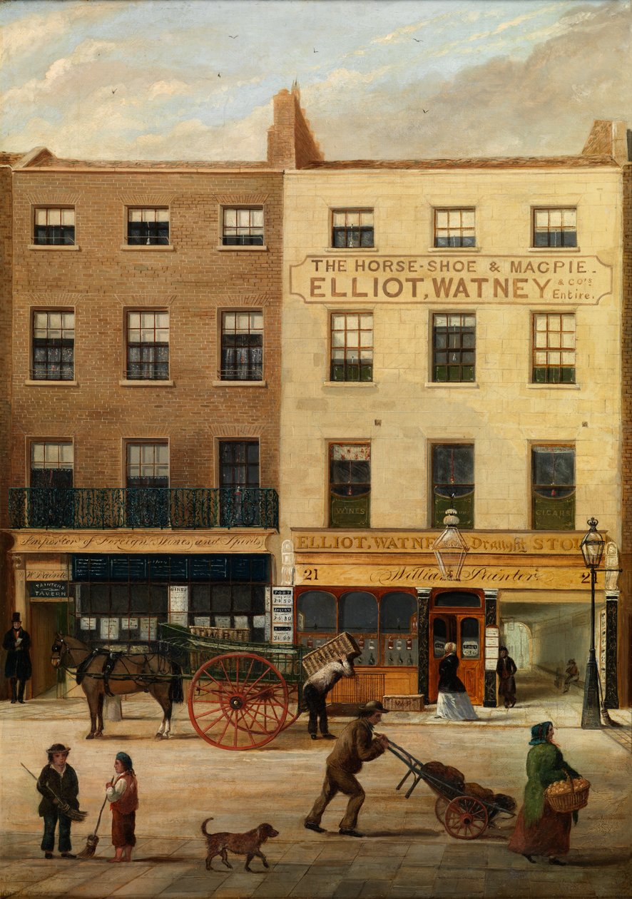 The Horseshoe and Magpie Public House, Westminster od C. E. Ambrose