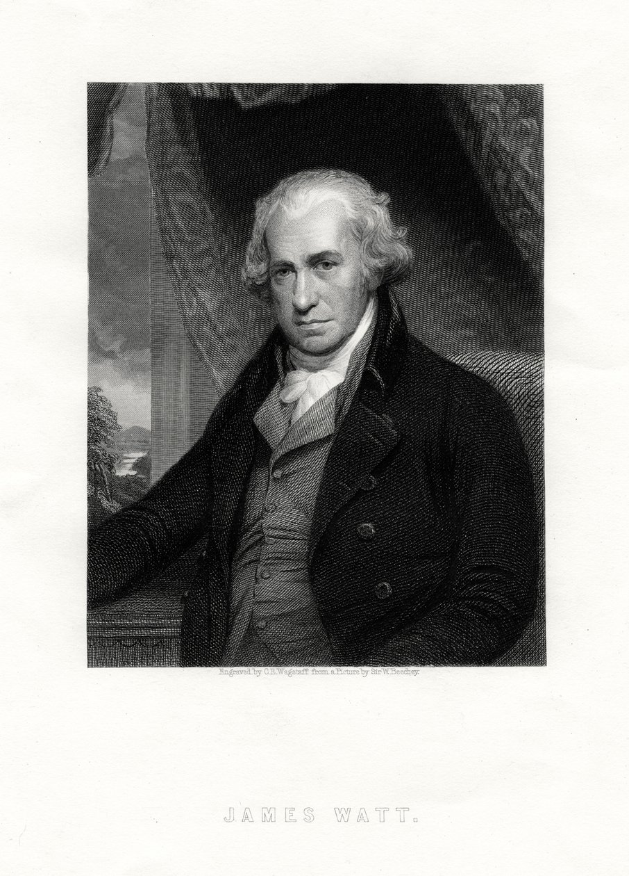 James Watt, skotský vynálezce a inženýr, 19. století. od C. E. Wagstaff