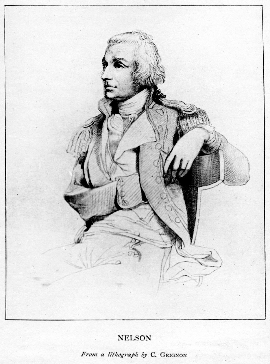 Horatio Nelson, 1. vikomt Nelson, anglický námořní velitel, 19. století od C. Grignon