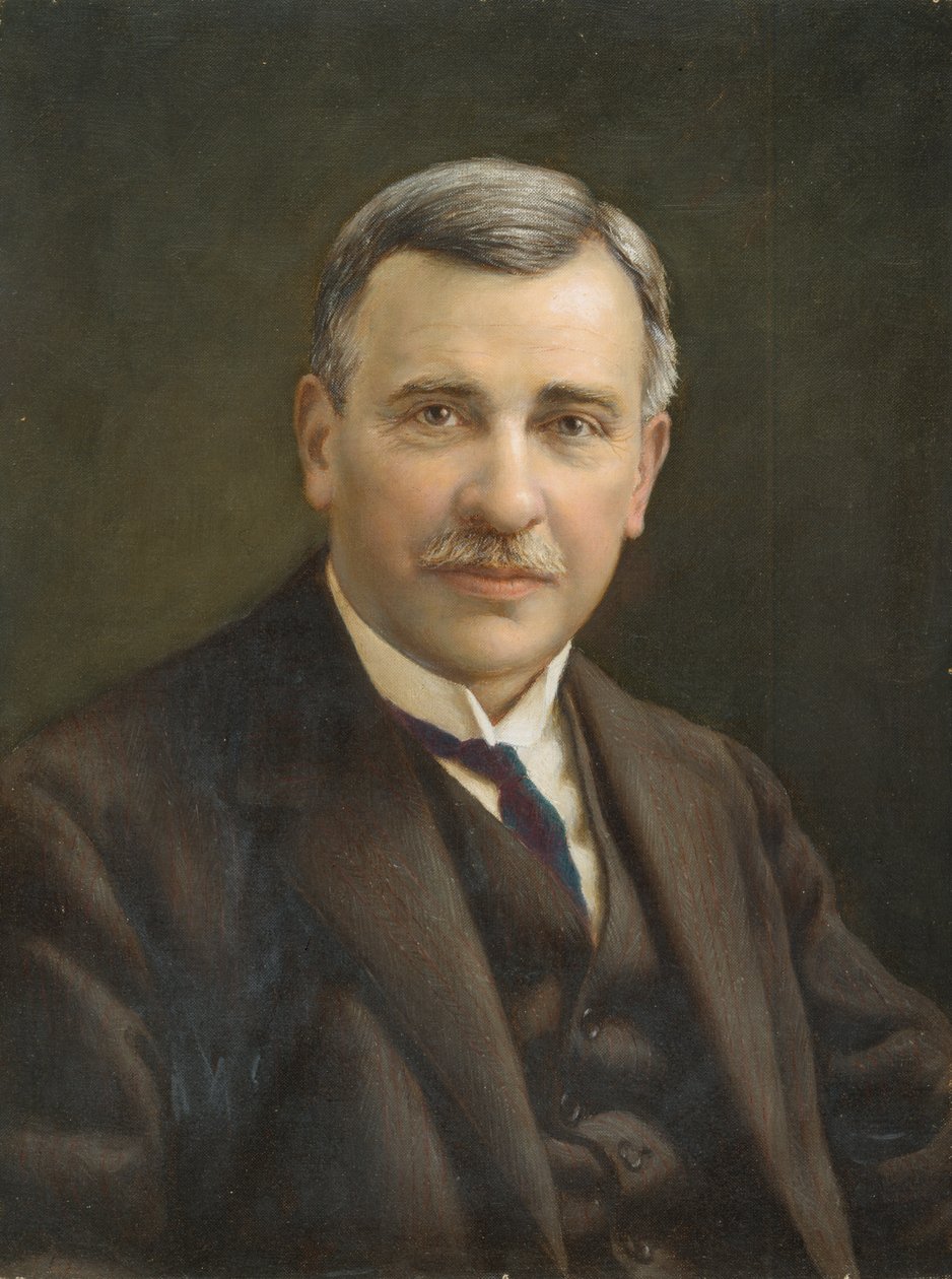 Arnold Dunbar Smith (1866-1933) (olej na plátně) od C. H. Parker