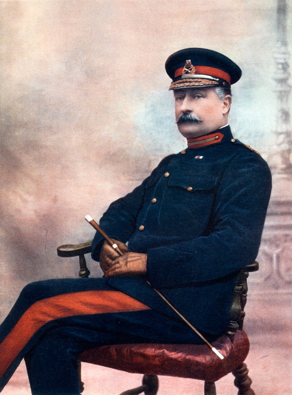 Generálmajor Charles Edmond Knox, velící 12. brigádě, Jižní Afrika, 1902. od C Knight