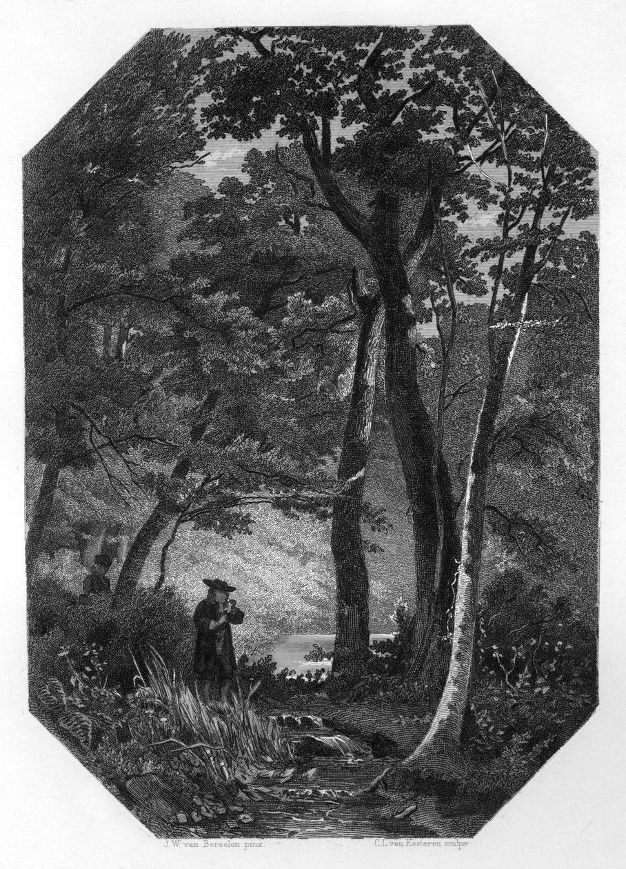 Herman Boerhaave, holandský botanik, humanista a lékař ze 17.–18. století, kolem roku 1870. od Domenico del Barbiere