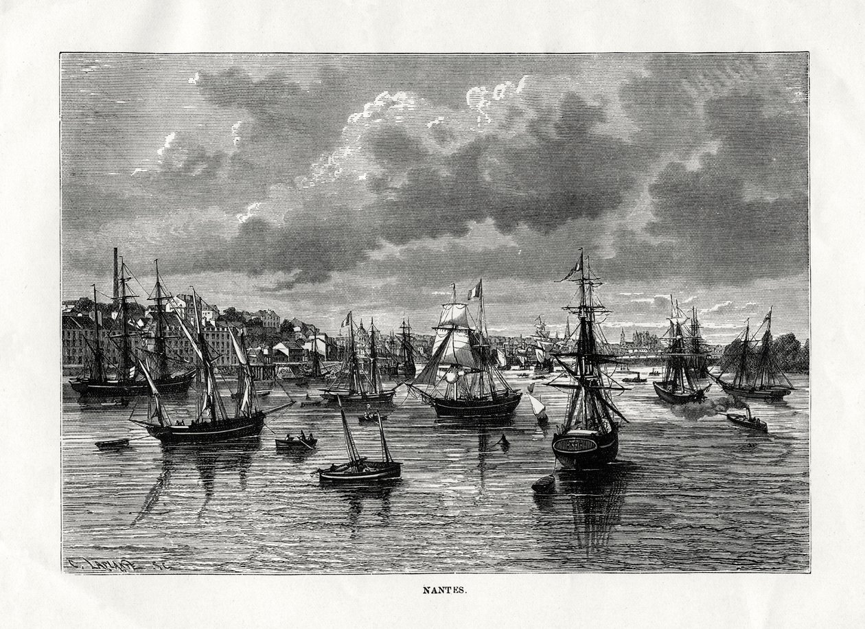 Nantes, Francie, 1879 od C. Laplante