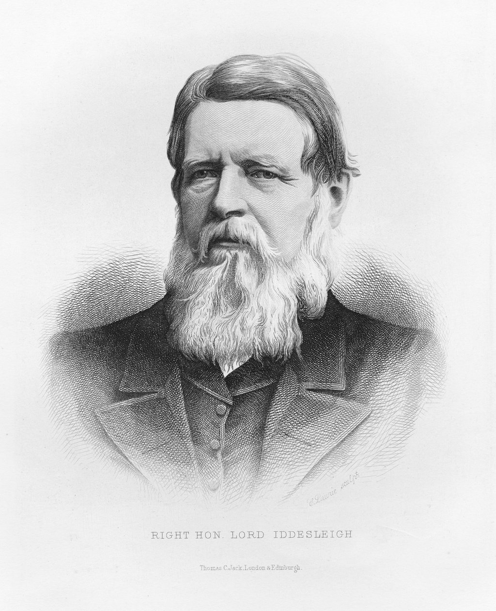 Portrét lorda Iddesleigha od C. Laurie