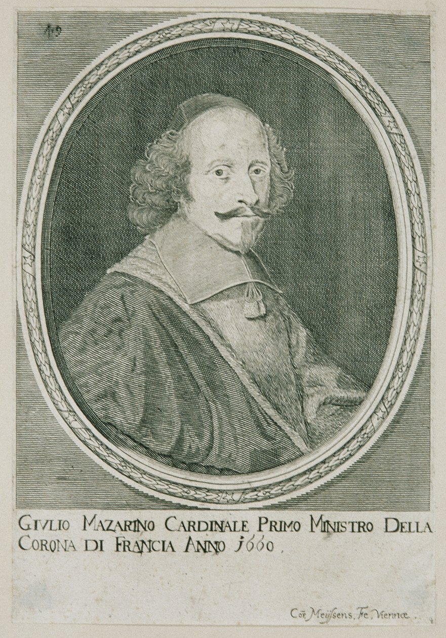 kardinál Jules Mazarin od C. Mejssens