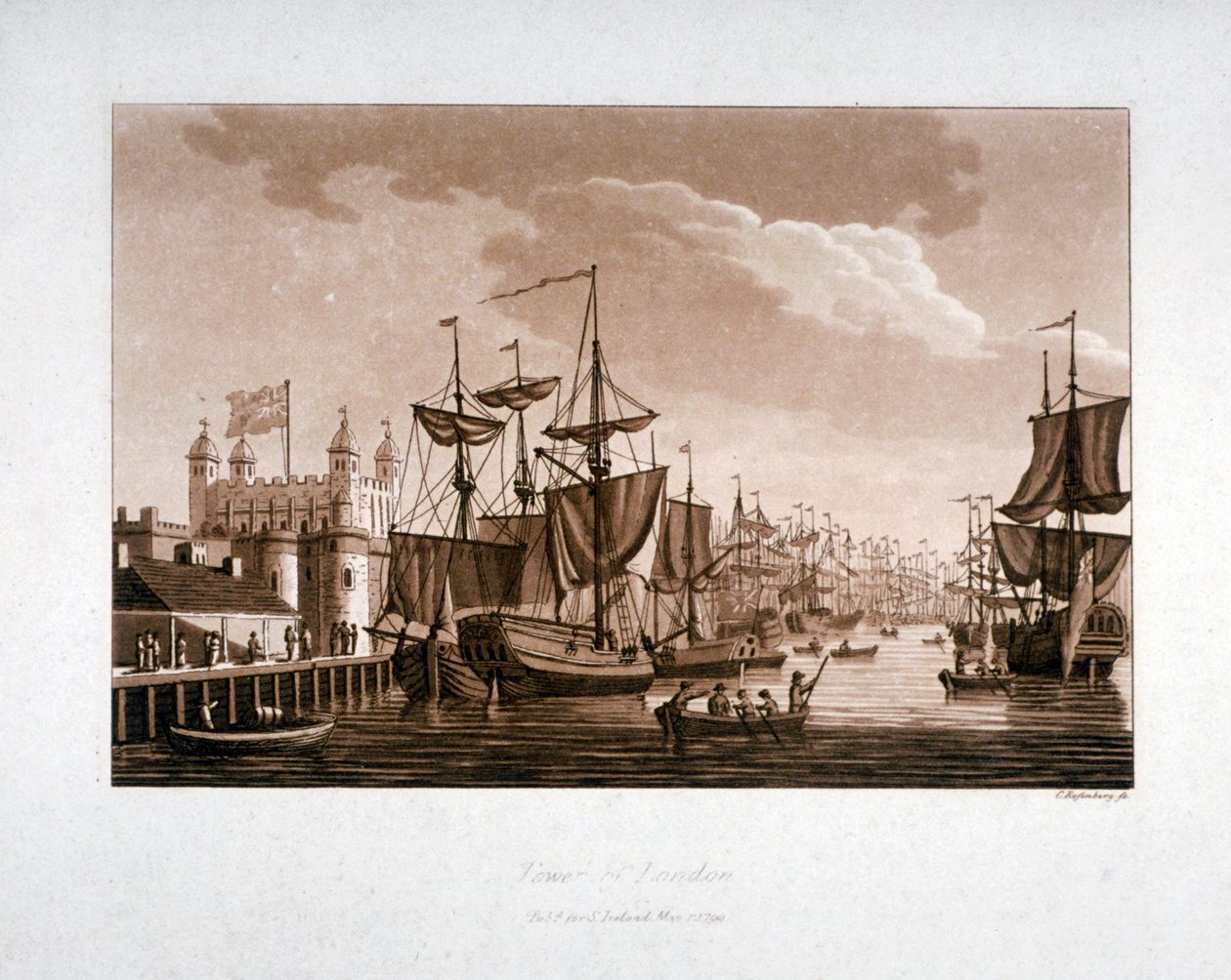 Tower of London, 1799 od C Rosenberg