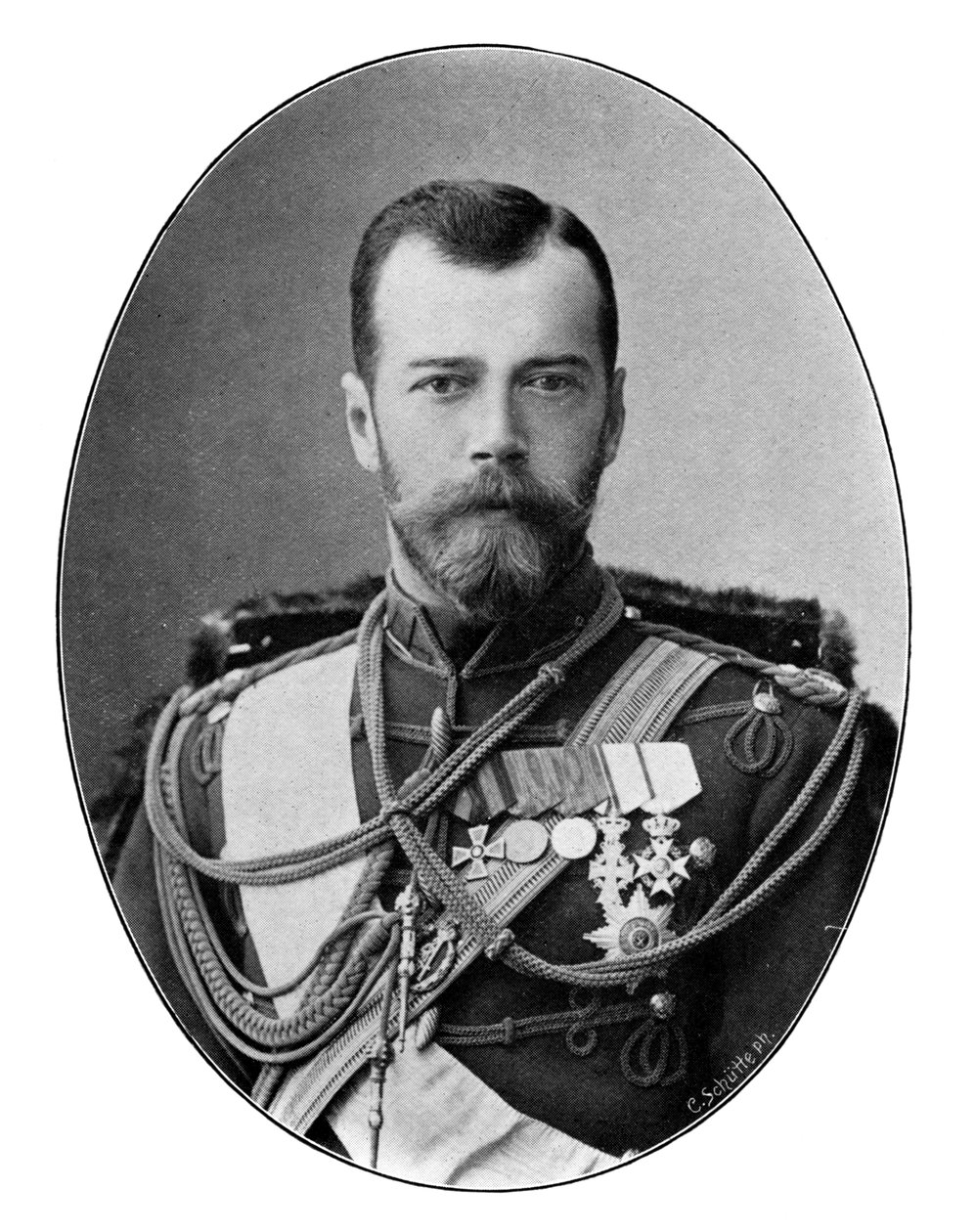 Ruský car Mikuláš II., 1901. od C. Schutte
