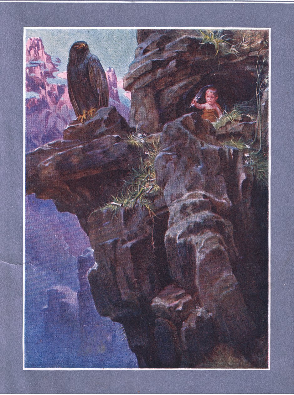 Uprostřed nepřístupných horských výšin, od The Child of the Air pub.by Duckworth od C. Wilhelm
