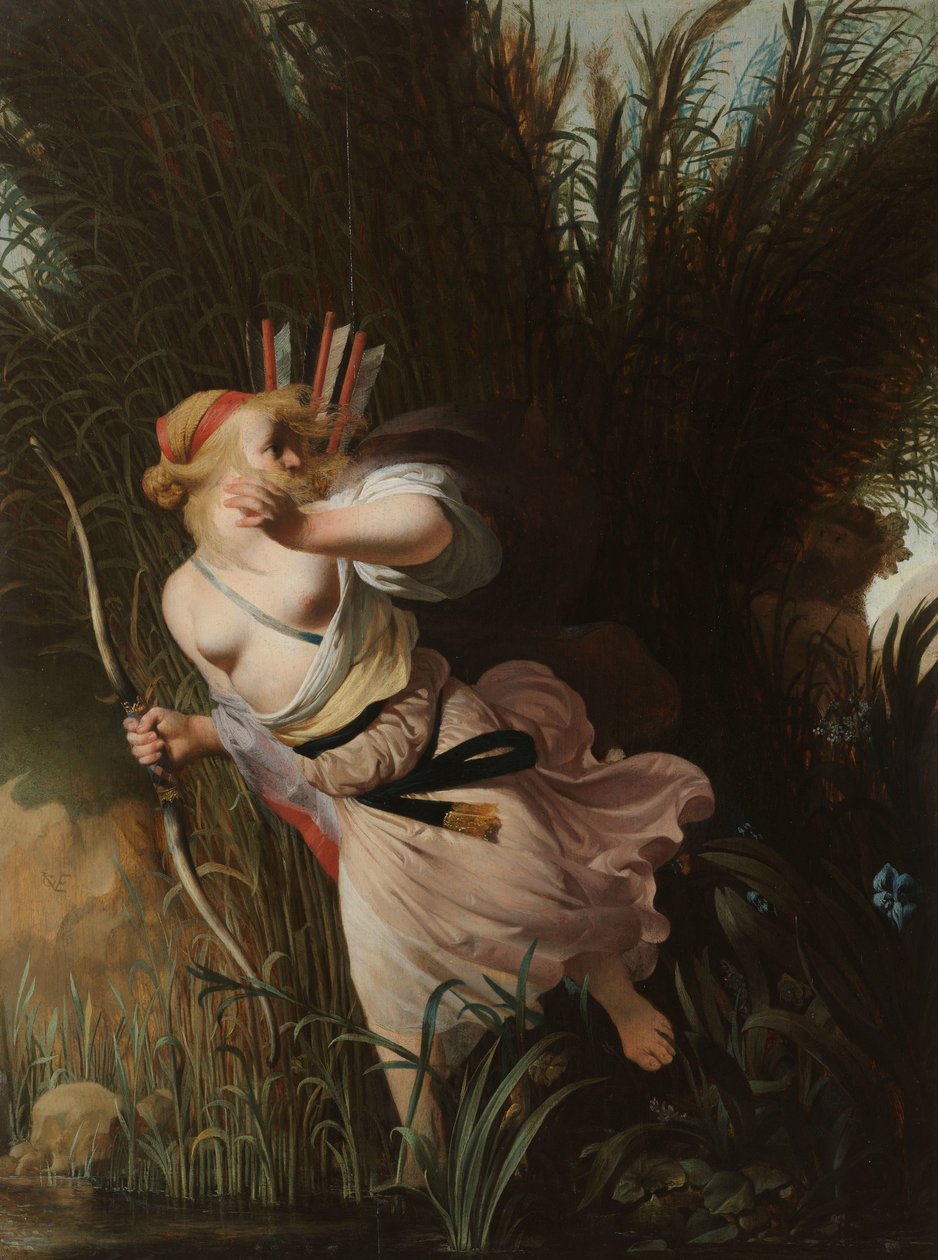 Pan a Syrinx od Cesar Boetius van Everdingen