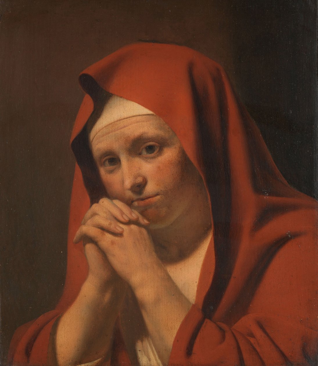 Žena se modlí od Caesar Boëtius van Everdingen (circle of)