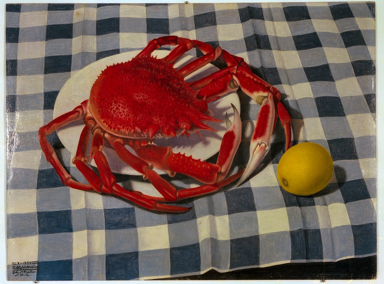 Krab a citron od Cagnaccio di San Pietro