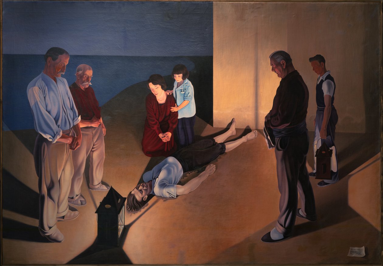 Trosečníci, 1934. od Cagnaccio di San Pietro