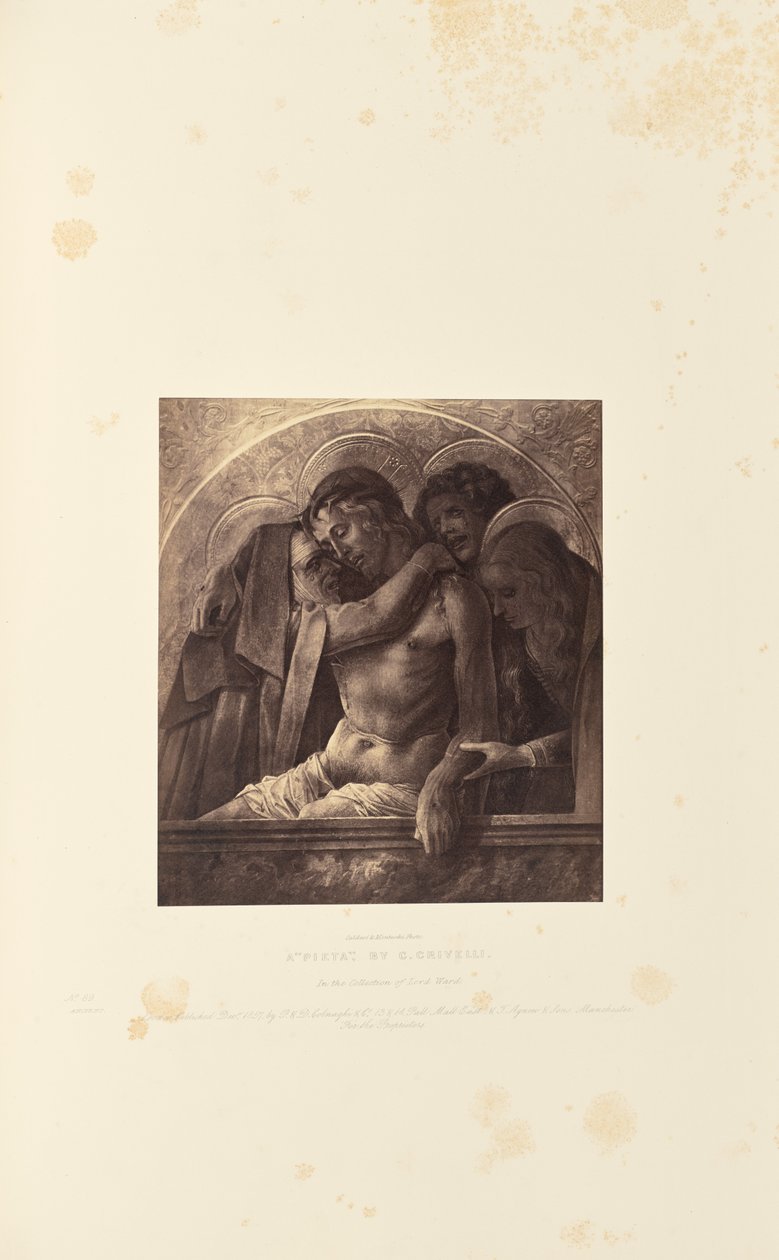 Pieta, C. Crivelli od Caldesi and Montecchi