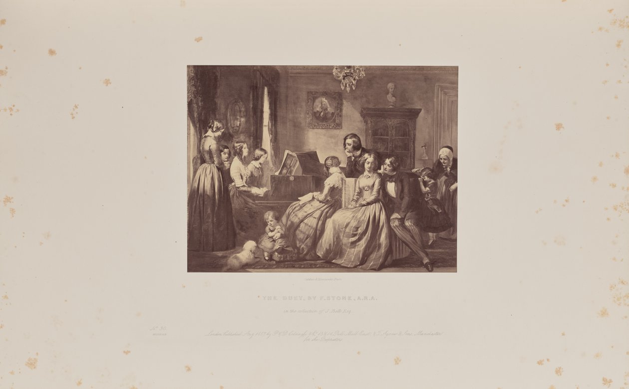 Duet, autor: F. Stone, A.R.A. od Caldesi and Montecchi