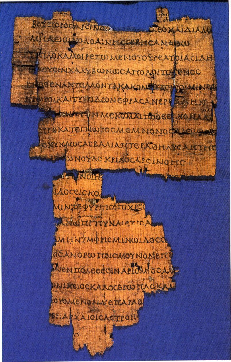 Kallimachos, Coma Berenices, papyrus od Callimachus