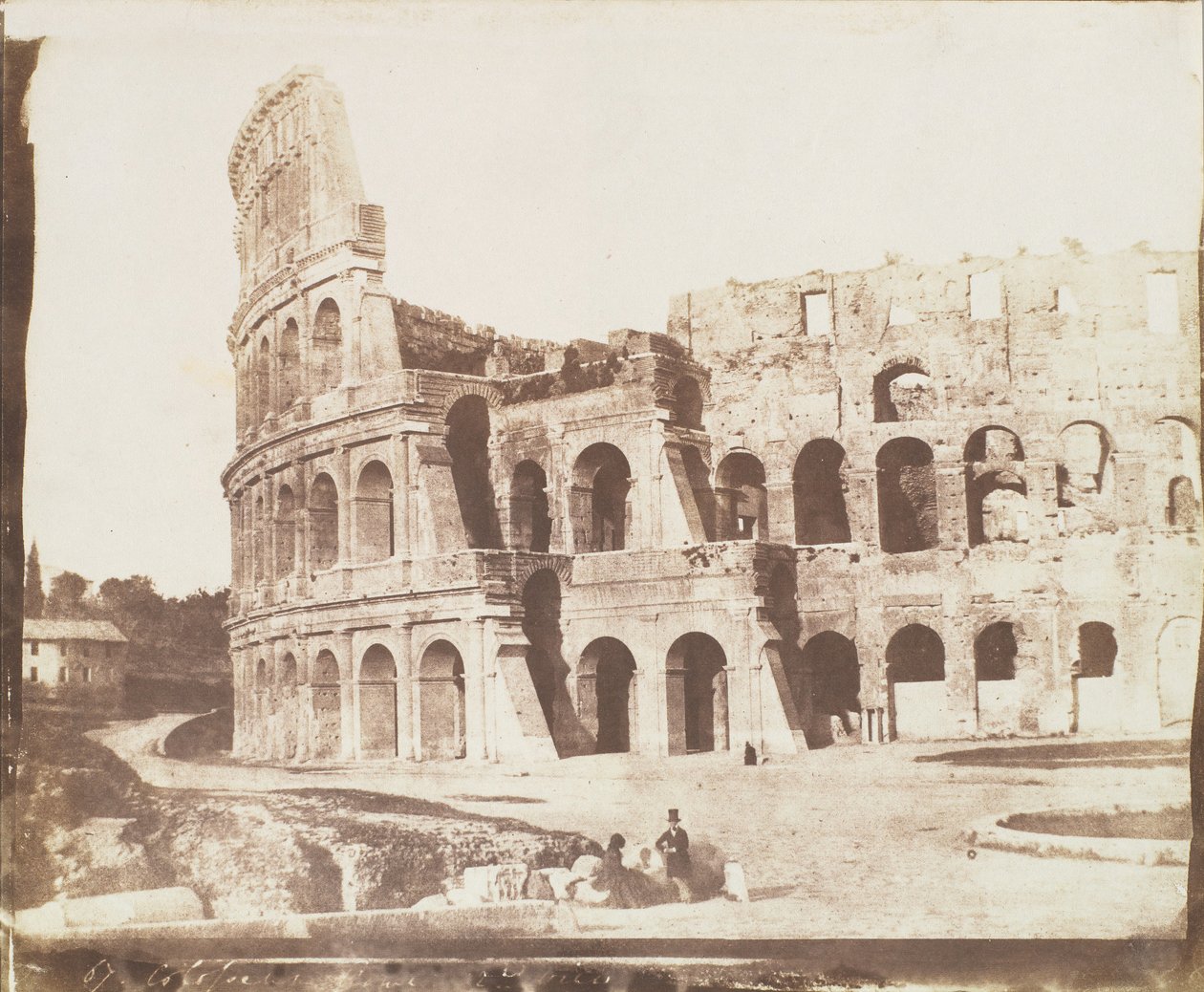 67. Colosseum, Řím, druhý pohled, květen 1846. od Calvert Jones