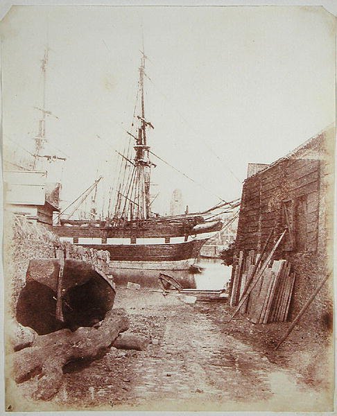 Scéna řeky a nábřeží kolem roku 1846 (fotogravura) od Calvert Richard Jones