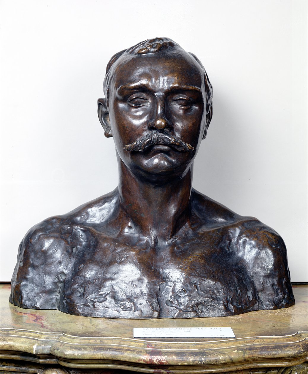 Paul Claudel (1868-1955) ve věku třicet sedm let, 1905 (bronz) od Camille Claudel